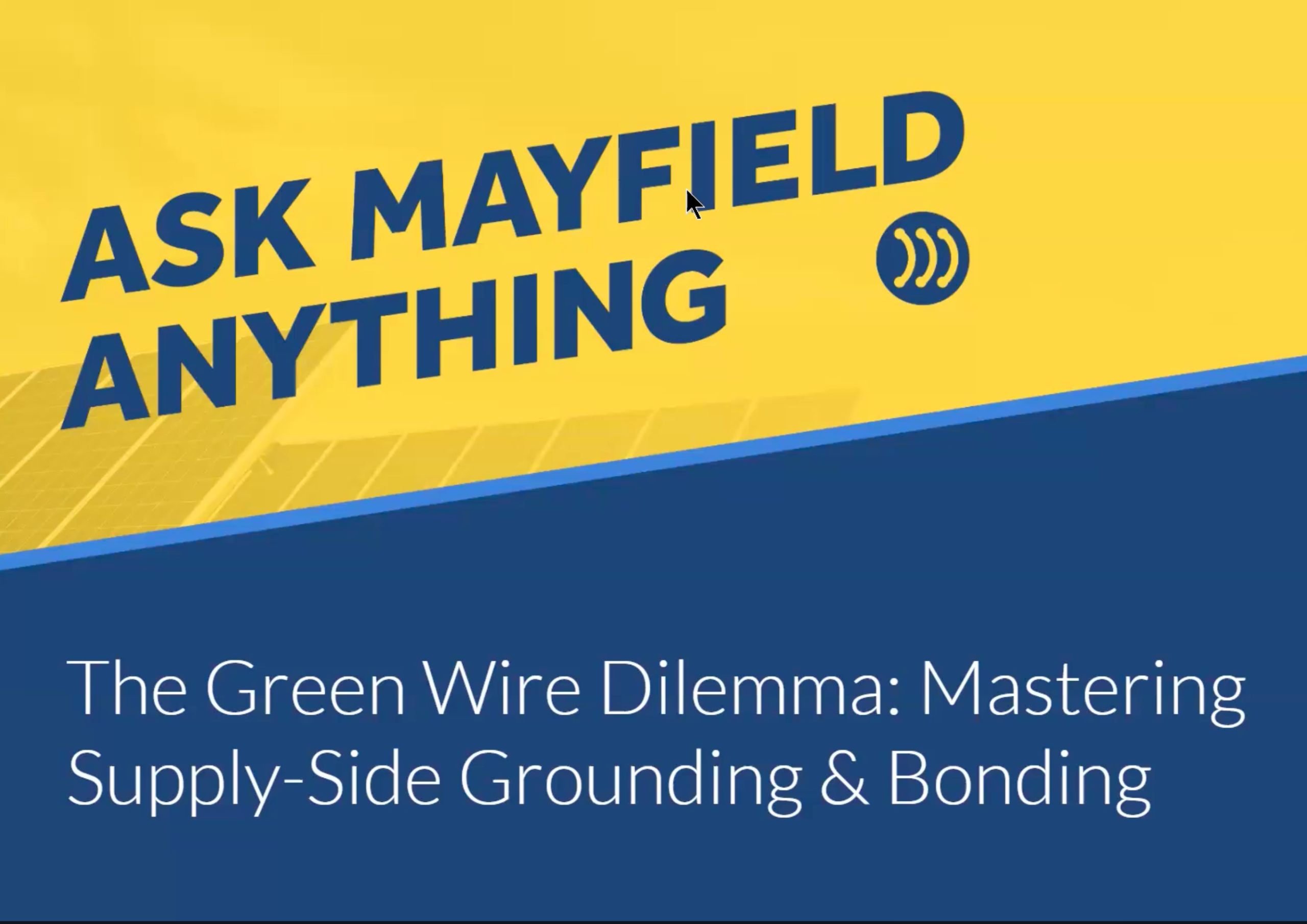 The Green Wire Dilemma: Mastering Supply-Side Grounding & Bonding